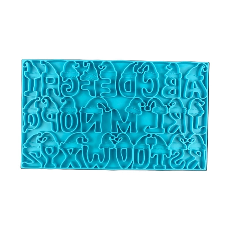 Letters Keychain Epoxy Resin Mold - Jewelry Casting Tool DIY Crafts