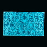 Letters Keychain Epoxy Resin Mold - Jewelry Casting Tool DIY Crafts