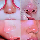 24 PCS 20G Colourful Nose Hoops Stainless Steel Zircon