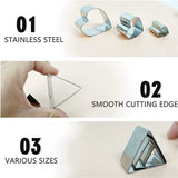 24 PCS Clay Earring Jewelry Cutters with Earring Cards and Hooks