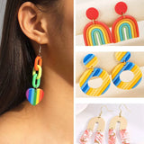 24 PCS Clay Earring Jewelry Cutters with Earring Cards and Hooks