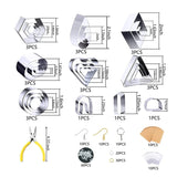 24 PCS Clay Earring Jewelry Cutters with Cards and Hooks