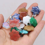 24 PCS Natural Turquoise Opal Sodalite Star Pendant DIY Jewelry Making