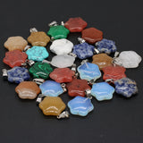 24 PCS Natural Turquoise Opal Sodalite Star Pendant DIY Jewelry Making
