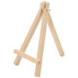 24 Pack Mini Wood Display Easel Set for Paintings Crafts Acrylics Oil Projects