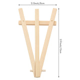 24 Pack Mini Wood Display Easel Set for Paintings Crafts Acrylics Oil Projects