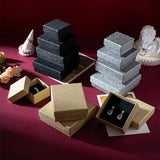 24-Pack Cardboard Jewelry Display Organizer Box Tray Holder
