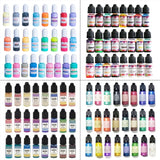 24 Pcs 10ML Crystal Epoxy Resin Pigment UV Resin Coloring Dye