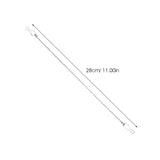 24 Pcs Halloween Chain Decorations Stainless Steel Hanging Flags