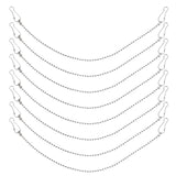 24 Pcs Halloween Chain Decorations Stainless Steel Hanging Flags