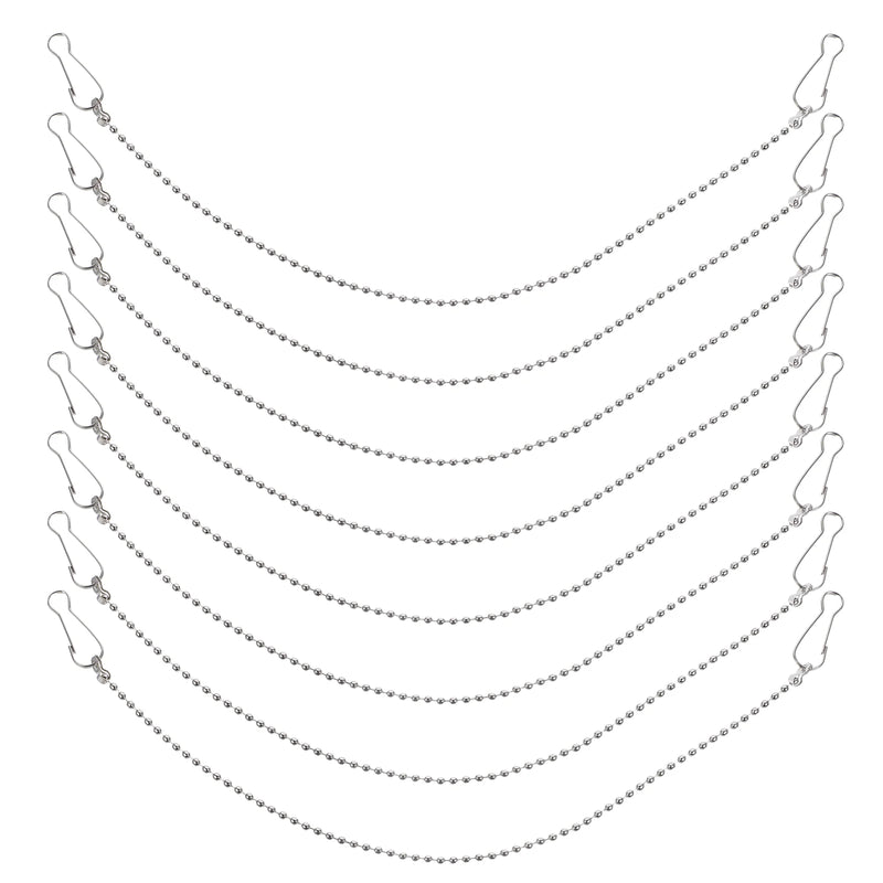 24 Pcs Halloween Chain Decorations Stainless Steel Hanging Flags