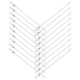 24 Pcs Halloween Chain Decorations Stainless Steel Hanging Flags