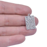 24 Pcs Tarot Charms Jewelry Making Alloy Pendant Gift