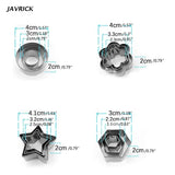 24 Pcs Mini Geometry Cookie Cutter Mold Stainless Steel
