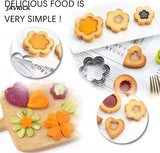 24 Pcs Mini Geometry Cookie Cutter Mold Stainless Steel