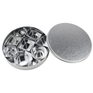 24 Pcs Stainless Steel Mini Cookie Cutter Mold Geometry Clay Earring Cutter