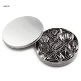 24 Pcs Stainless Steel Mini Cookie Cutter Mold Geometry Clay Earring Cutter
