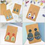 24 Pc Polymer Clay Earring Cutters Set with Cards & Hooks