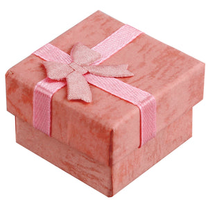 24 Pcs Pink Jewelry Display Case, Ring Earring Storage Box