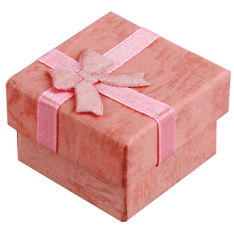 24 Pcs Pink Jewelry Display Case, Ring Earring Storage Box