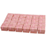 24 Pcs Ring Earring Jewelry Display Case Pink