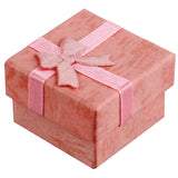 24 Pcs Pink Jewelry Display Case, Ring Earring Storage Box