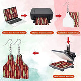 24 Pcs Cow Tags Shape Sublimation Earrings, Heat Transfer Earring Pendant