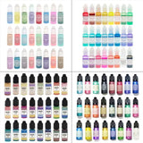 24 Pcs Crystal Epoxy Pigment UV Resin Coloring Dye DIY Jewelry Crafts