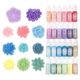 24 Pcs Crystal Epoxy Pigment UV Resin Dye for DIY Jewelry and Crafts