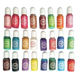 24 Pcs Crystal Epoxy Pigment UV Resin Dye for DIY Jewelry and Crafts