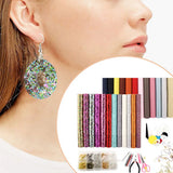 24 Piece Leather Earring Making Kit for Women Girls