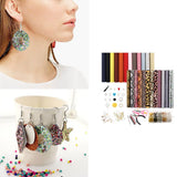 24 Piece Leather Earring Making Kit for Women Girls