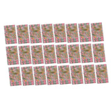 24-Piece Ribbon Bowknot Necklace Jewelry Display