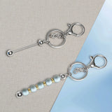 24 Metal Beadable Keychain Blanks for DIY Crafts