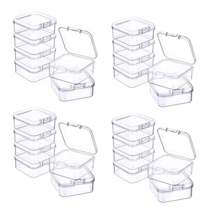 24 Mini Plastic Storage Box for Small Items, Beads, Jewelry