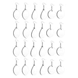 24 Sublimation Earrings Blank Wire Hooks for Women Girls