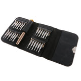 24-Piece Precision Screwdriver Tool Kit Watch Mobile Clock Repair Set