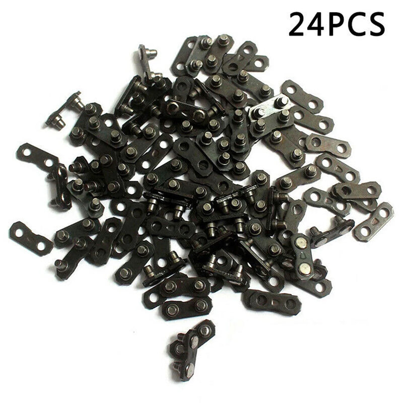 24 Sets Chainsaw Chain Master Link Repair Tool Garden Tie Straps