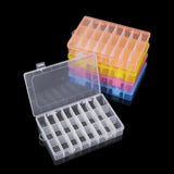 Adjustable Rectangle Plastic Jewelry Storage Box Case For Beads Jewelry Craft