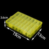 Adjustable Rectangle Plastic Jewelry Storage Box Case For Beads Jewelry Craft