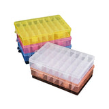 Adjustable Plastic Storage Box Earring Jewelry Display Organizer