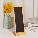24 Slots Wood Jewelry Display Stand Holder Pendant Chain Handing Necklace Easel