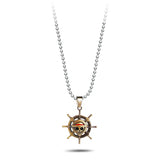 Anime One Piece Luffy Pirate Skull Pendant Necklace Choker