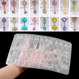 Key Shape Pendant Silicone Resin Mold DIY Hand Craft Decorative Jewelry Tool