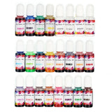 24 High Concentrated Alcohol Ink Pigment Epoxy Resin Paint Dye
