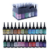 24-Color Crystal Epoxy UV Resin Jewelry DIY Kit