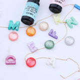 24-Color Crystal Epoxy UV Resin Jewelry DIY Kit