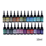 24-Color Crystal Epoxy UV Resin Jewelry DIY Kit