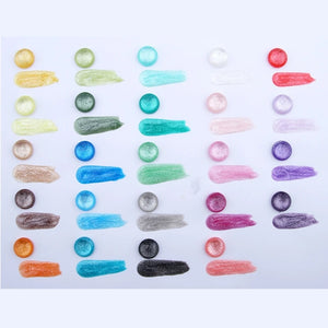 24-Color UV Resin Glue Kit Pearl Jewelry Making Set