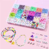 Polymer Clay Glass Seed Beads Set for Bracelets Jewelry Making